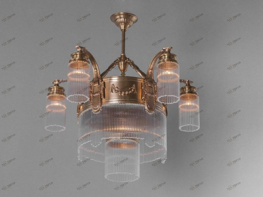 Patinas Lighting Люстра из латуни ручной работы Strasbourg sun-id-1455357