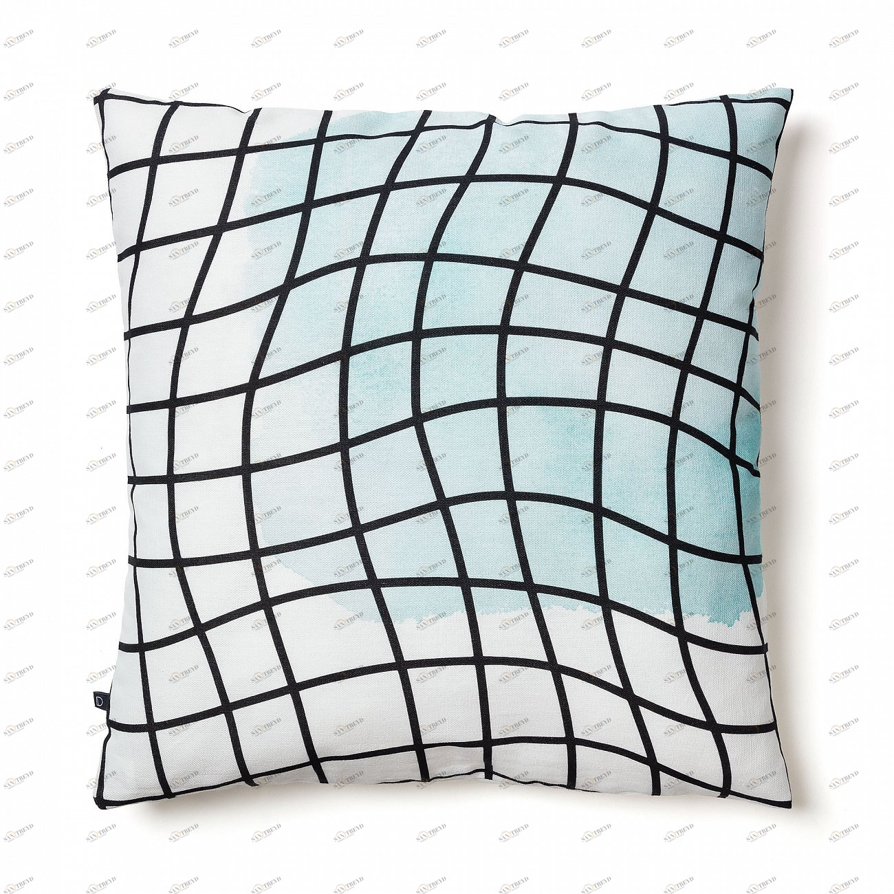 Чехол на подушку Kristy 45x45 черно-белый от La Forma LA FORMA ОРНАМЕНТ 299184 Белый 