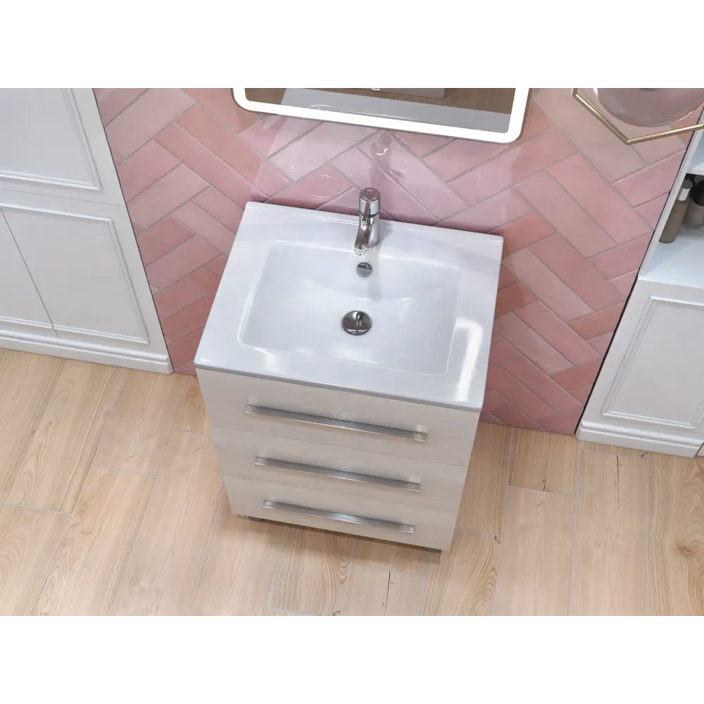 Тумба под раковину напольная Vigo Yuma 60 см цвет ясень анкор STLM-2144419 - Вид №6