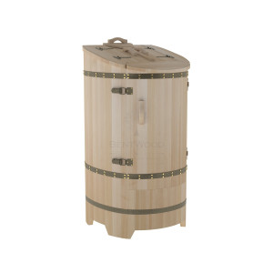 900 Фитобочка со скосом "Премиум" цвет натуральный, фурнитура 409 Alyarus