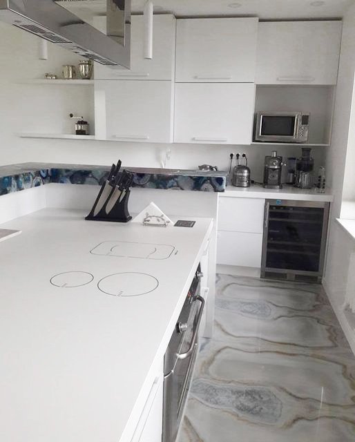 Столешницы для кухни - Пуро бианко LIGRON LIST285 269 - Вид №36