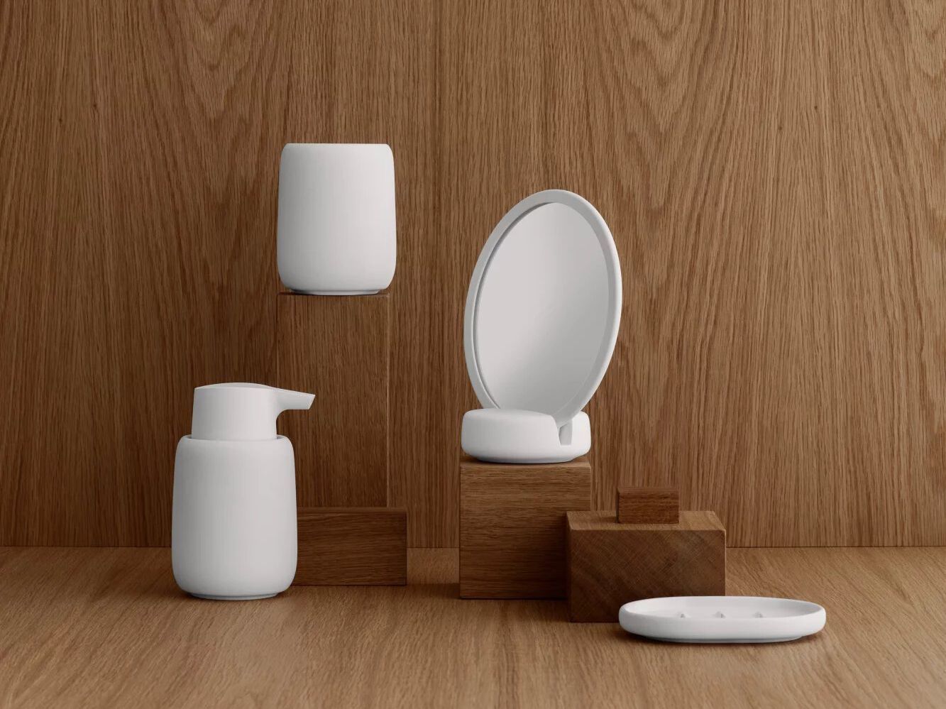 Столешница керамическая круглая лупа зеркало blomus Arno ARCH-00126121 - Вид №2