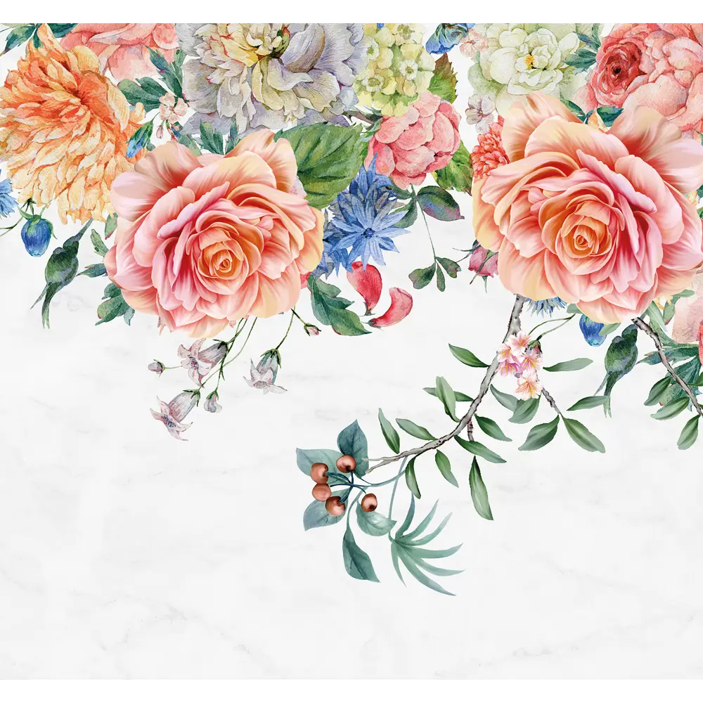 Фотообои 3D Flizart «Летняя композиция», флизелиновые, 300x280 см FBRUSH STLM-2036591