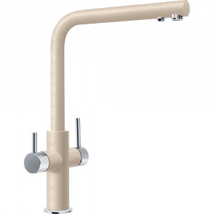 Смеситель кухонный  Franke Neptune Clear Water Поворотный излив Хром/Ваниль