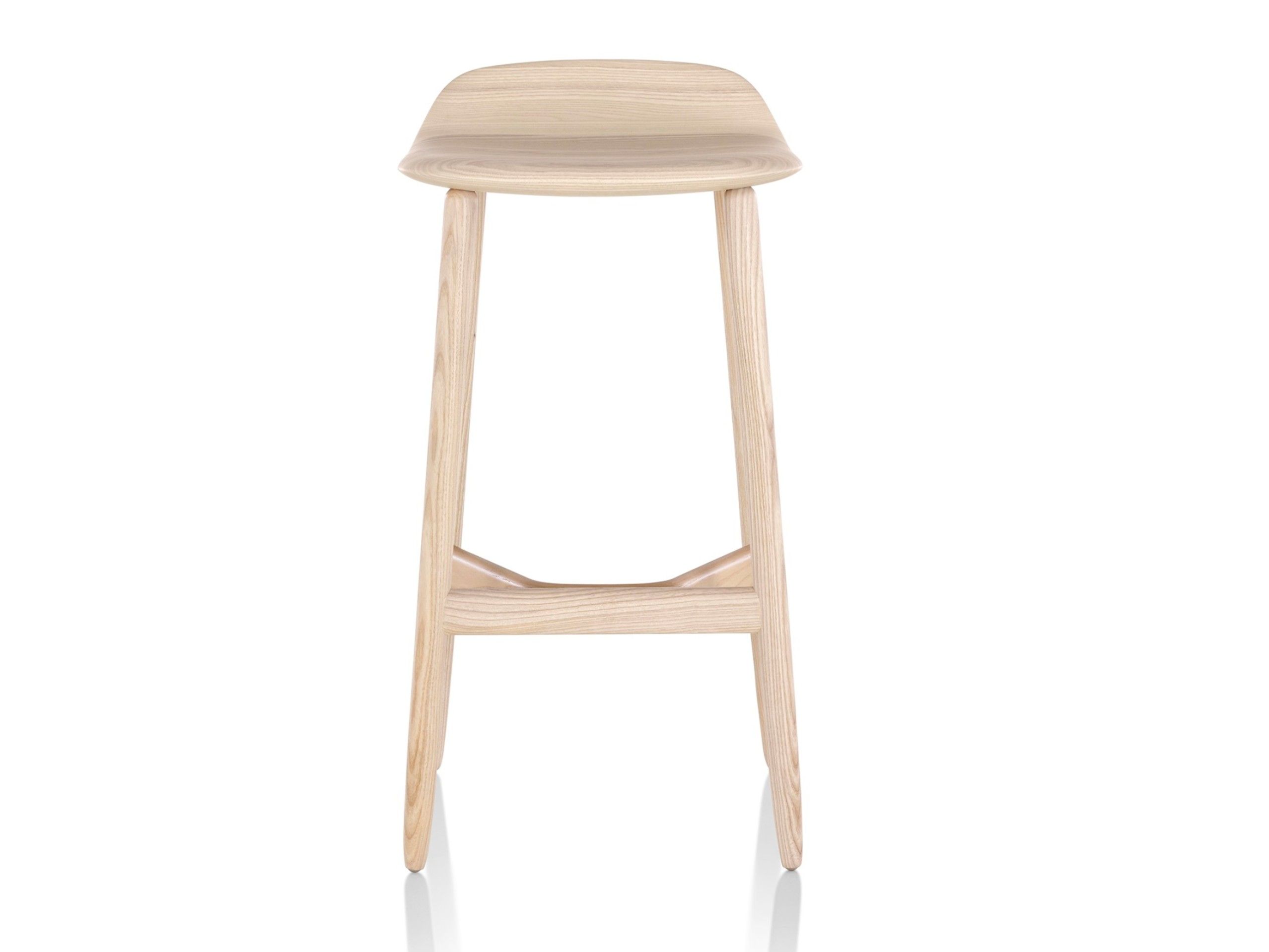 Высокий деревянный барный стул Herman Miller Crosshatch ARCH-00038966