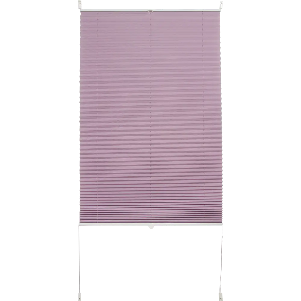 Штора плиссе «Плайн», 65х160 см, текстиль, цвет сиреневый Santreyd STLM-2081442 - Вид №1