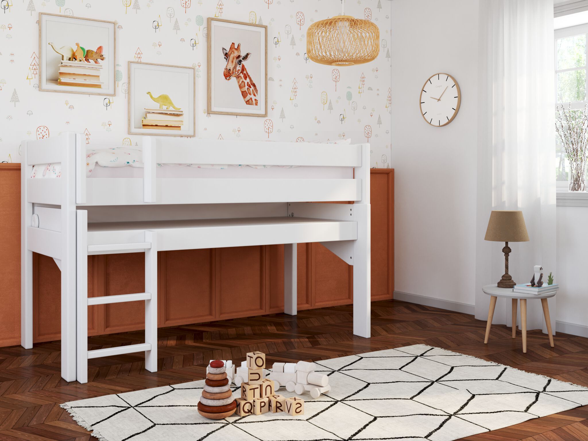 Деревянная кровать-чердак Mathy by Bols DOMINIQUE ARCH-00030157 - Вид №17