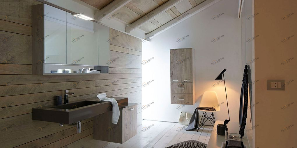 F048 Напольная раковина стоящая прямоугольная Arbi 