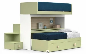 Nidi Выдвижная двухъярусная кровать