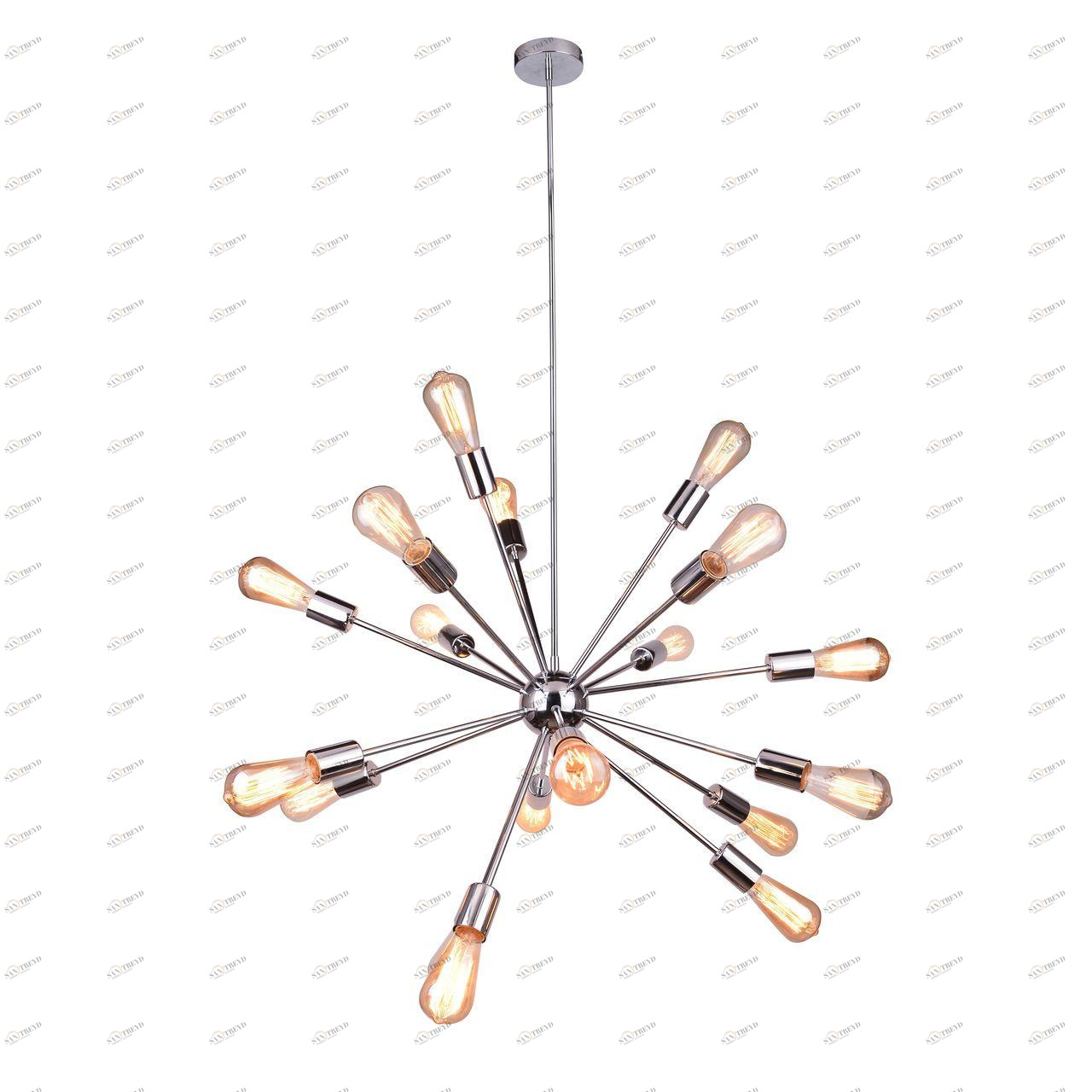 Подвесная люстра Divinare 5011/02 SP-18 DIVINARE ДИЗАЙНЕРСКИЕ 108102 Хром 