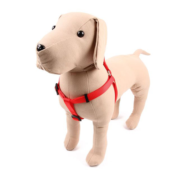 ПР0050101 Шлейка для собак 25мм (обхват 65-85см) красная Great&Small  - Вид №1