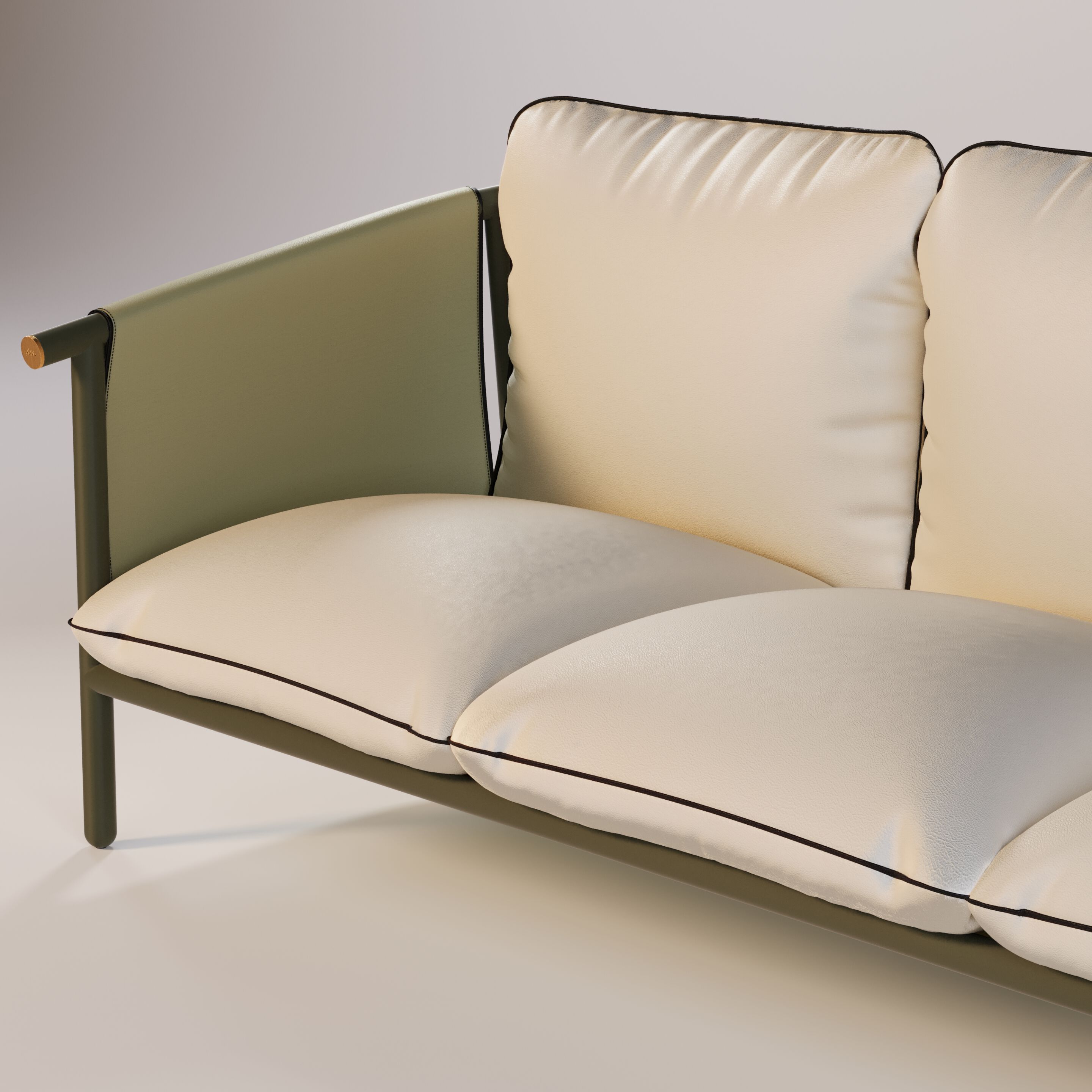 3-местный тканевый садовый диван Myface Селин ARCH-00066597 - Вид №6