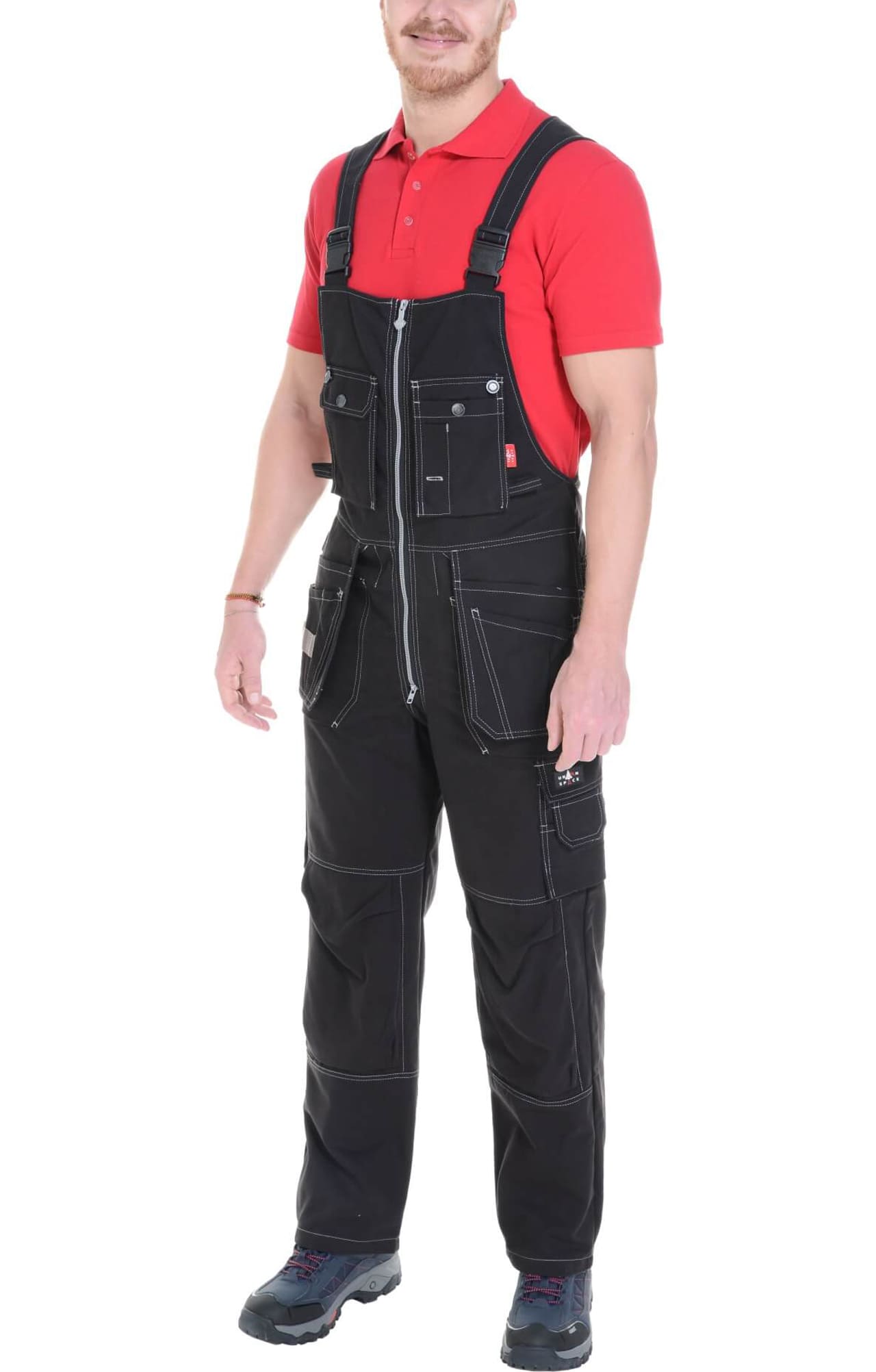 62310 Полукомбинезон  черный Union Space  Летняя спецодежда  размер 52-54/182-188  - Вид №3