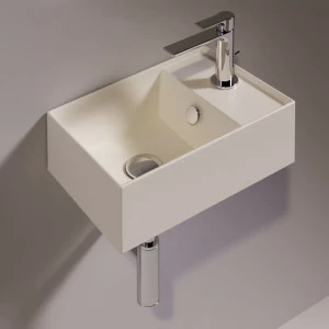 AG40SABBIAMATT Подвесная раковина настенная прямоугольная Simas Agile бежевая