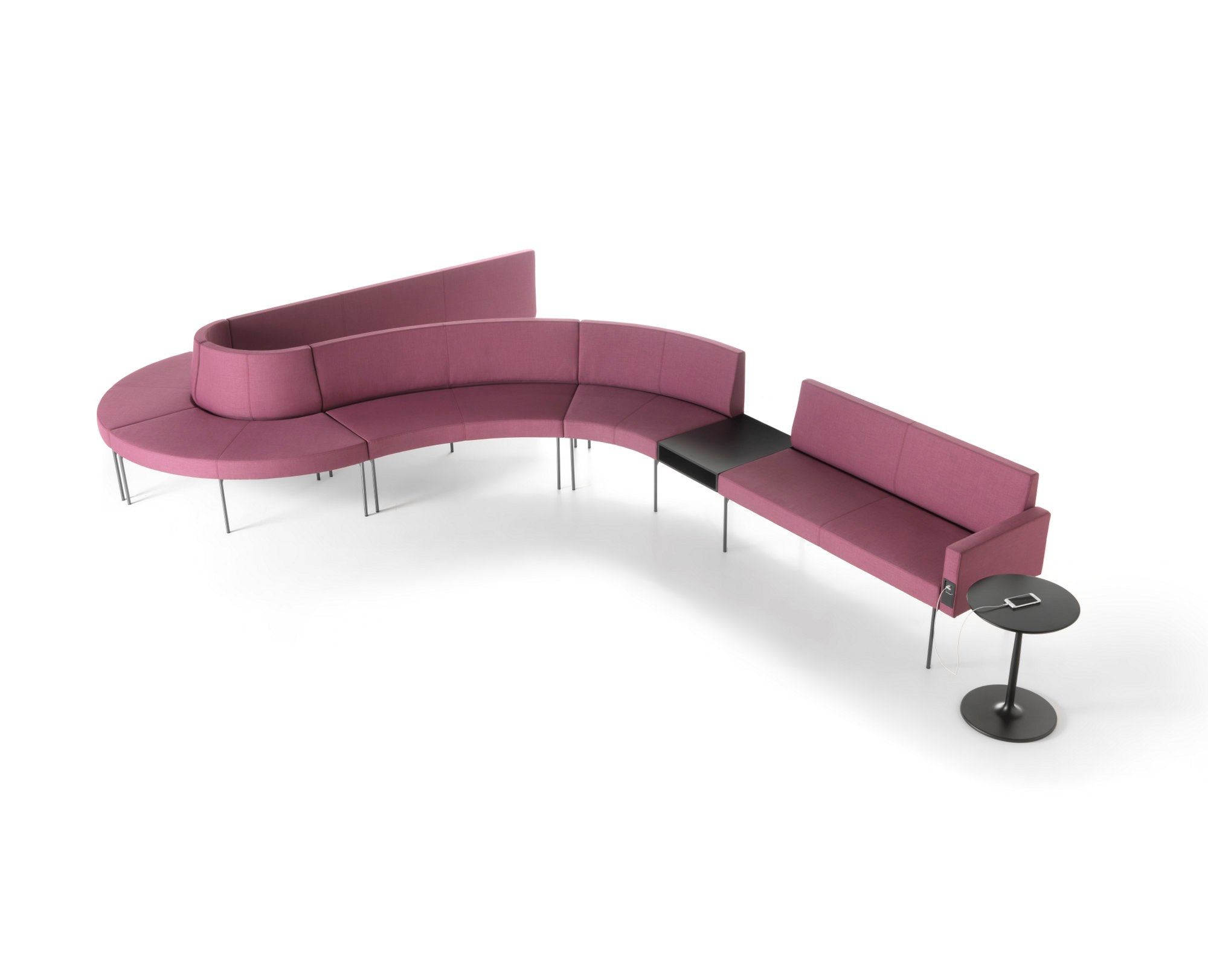 Модульная скамья из ткани со спинкой SITIA Laguna ARCH-00146120 - Вид №36