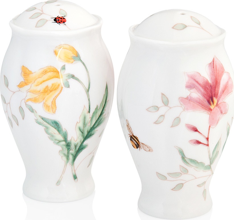 10524882 Lenox Набор солонка и перечница Lenox "Бабочки на лугу" 10см Фарфор 