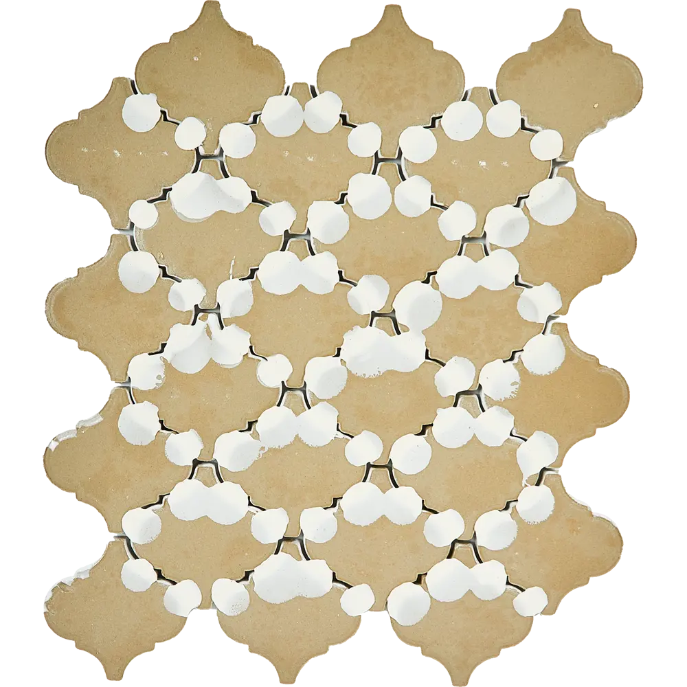 Мозаика Kerama Marazzi Arabesques Shiny 26x30 см цвет белый Арабески STLM-2000417 - Вид №3