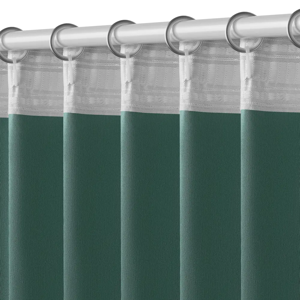 Штора на ленте со скрытыми петлями KREAFORTA Pharu 140x280 см цвет бирюзовый STLM-2007342 - Вид №9