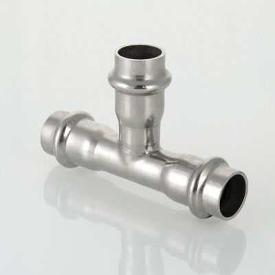 VTi.931.I.151215 Фитинг из нержавеющей стали – пресс-тройник Valtec 15 x 12 x 15 мм  - Вид №5