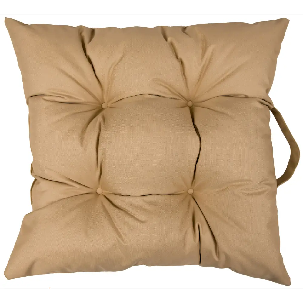 Подушка для стула LINEN WAY Пикник-2 50×50 см бежевая 89418145 STLM-1564247