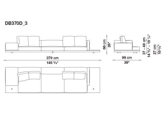 Кожаный диван B&B Italia док ARCH-00106863 - Вид №117