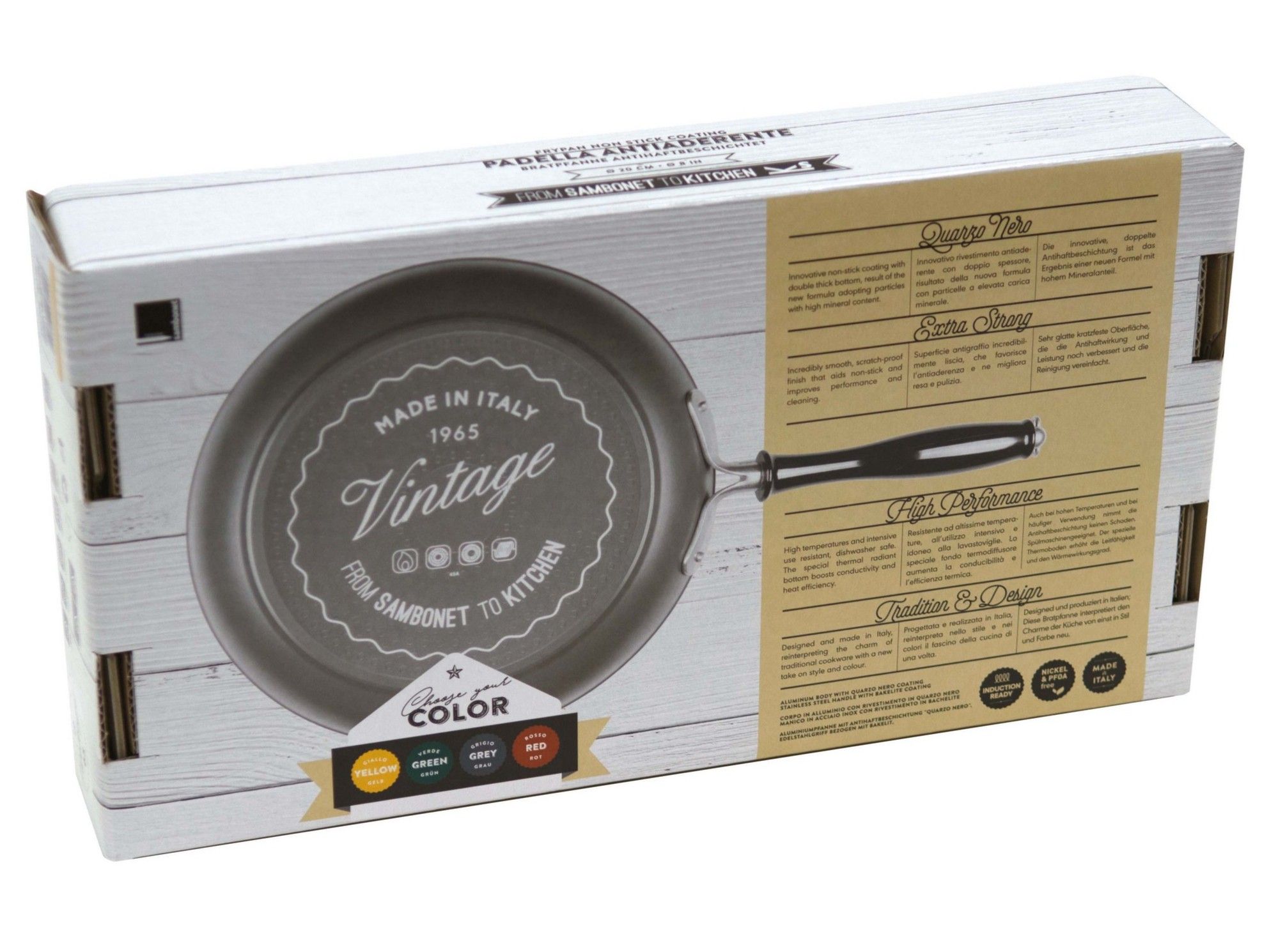 Алюминиевая антипригарная сковорода Sambonet Винтаж 1965 года ARCH-00118660 - Вид №4