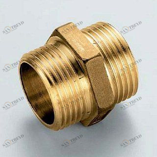 Ниппель    1/2"x1/2" латунь TIEMME 1500002