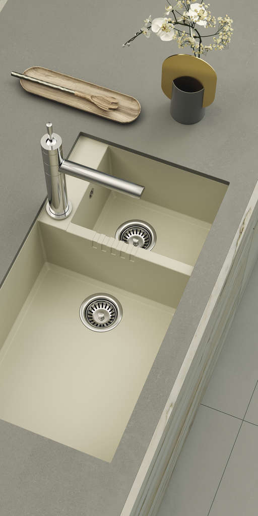 Кухонная мойка Tedori 85-2-U BL OMOIKIRI 4993940 - Вид №1