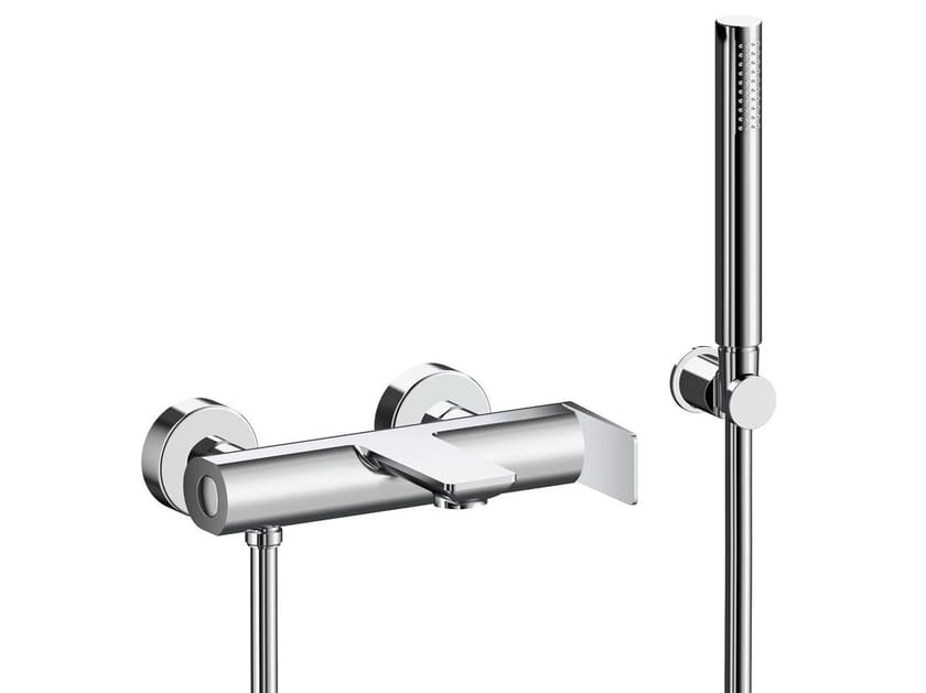 Настенный смеситель для ванны с ручным душем CRISTINA Rubinetterie Blade ARCH-00032789