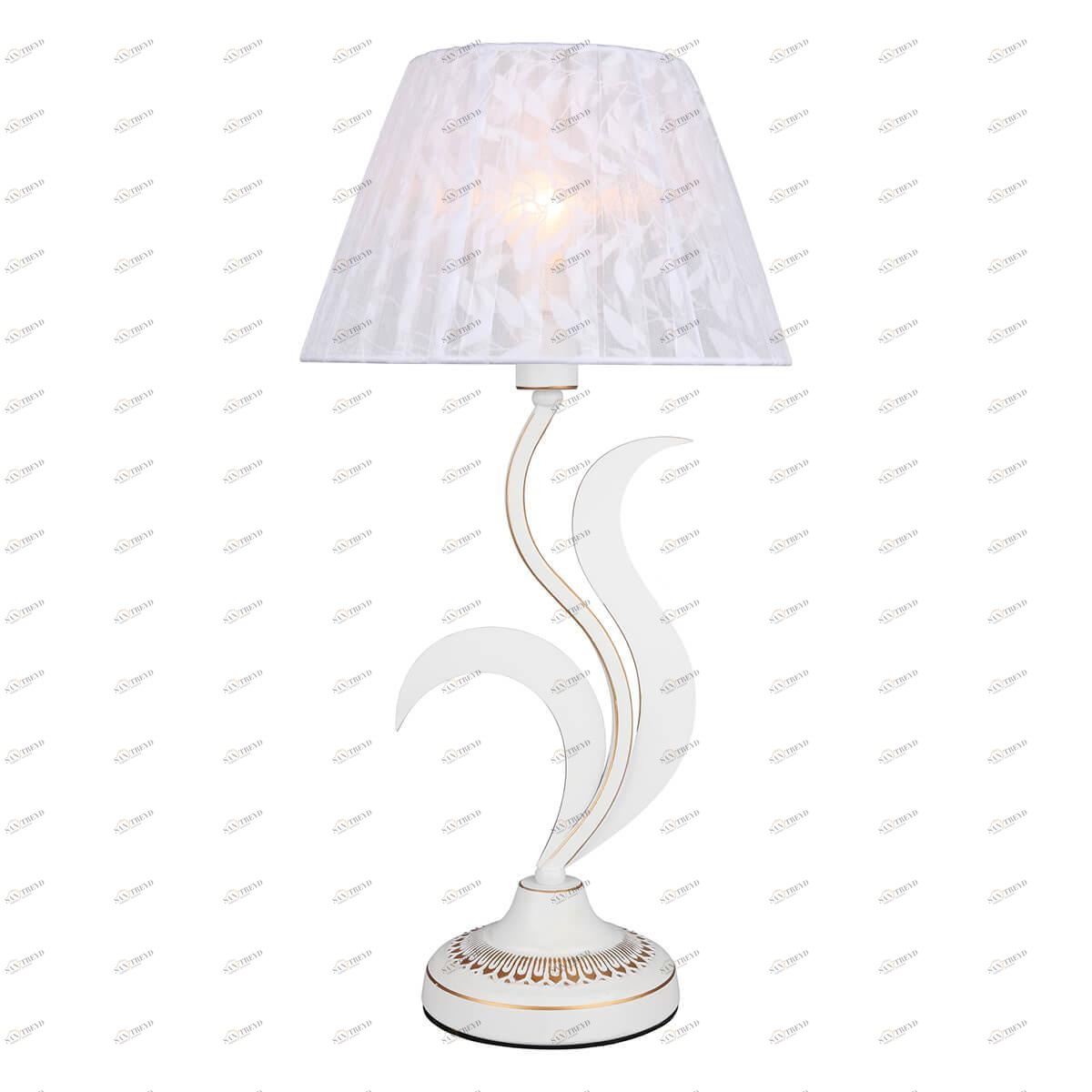 Настольная лампа Omnilux Caulonia OML-75204-01 OMNILUX ИНТЕРЬЕРНЫЕ, ФЛОРИСТИКА 195241 Белый 