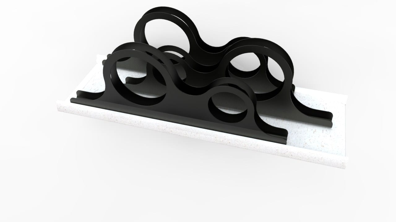 Стойка для велосипедов из оцинкованной стали Viscio Urban Design DUNE ARCH-00050149 - Вид №16