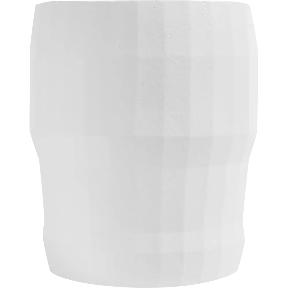 Ваза для цветов Голова граненая гипс белый Santreyd STLM-2103457 - Вид №4