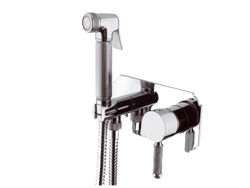 Настенный смеситель для биде с одной ручкой и ручным душем Gaia Mobili Complements ARCH-00055759