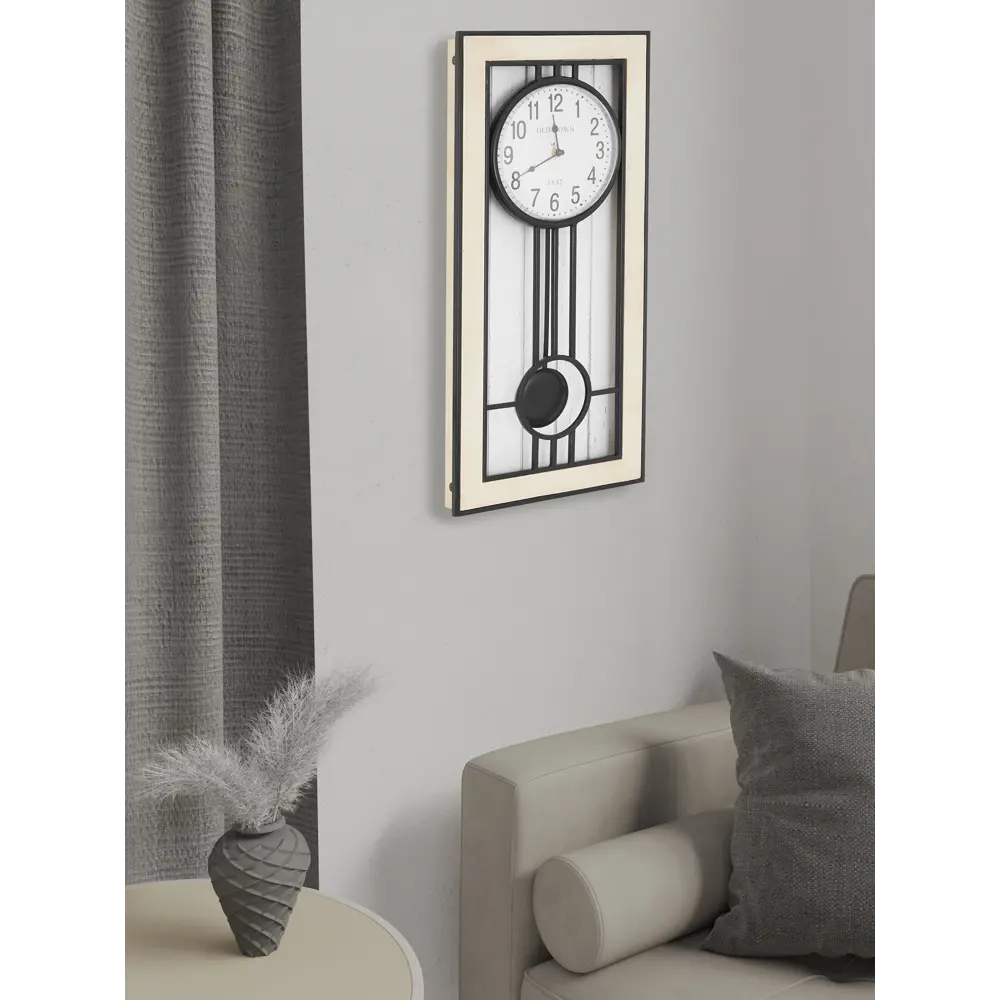 Часы настенные Dream River Маятник круглые пластик цвет черно-коричневый ø28 см STLM-2113346 - Вид №4