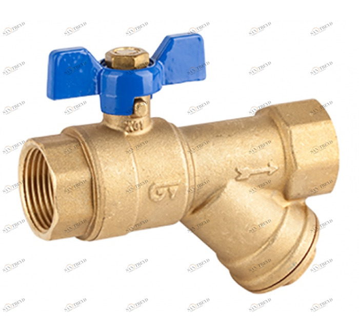 GENEBRE 3069 05 Латунный клапан с сетчатым фильтром типа «Y» 