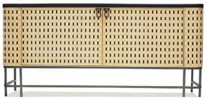 Host & Home Комод из фанерованной древесины с распашными дверцами Able