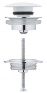 Универсальный донный клапан GROHE 1 1/4 дюйма, белая луна (65807LS0)