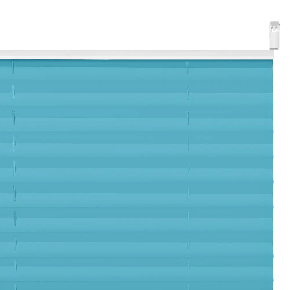 Штора плиссе «Плайн», 40х160 см, текстиль, цвет бирюзовый Santreyd STLM-2212641 - Вид №2