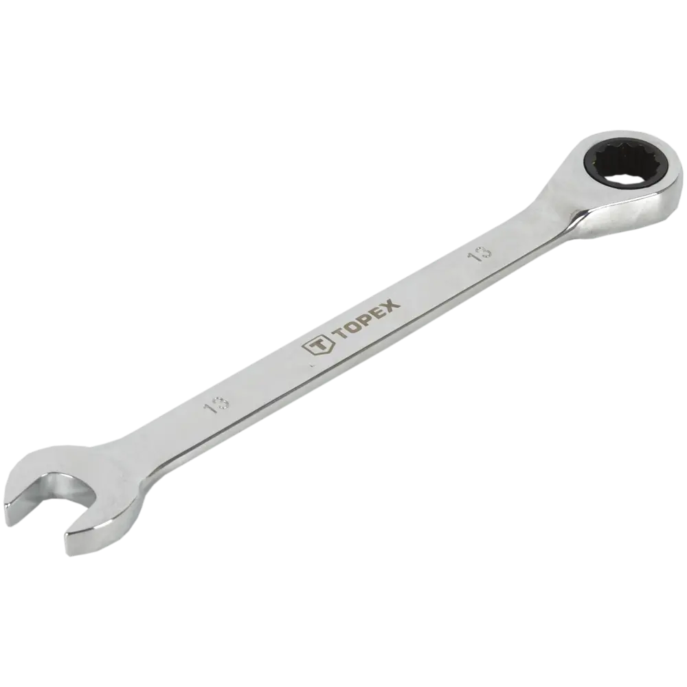Ключ комбинированный с трещоткой CR-V 13 мм TOPEX STLM-2104670