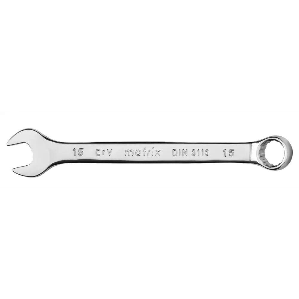 Ключ комбинированный Matrix 15 мм хромированный 89400913 STLM-1481024 - Вид №1