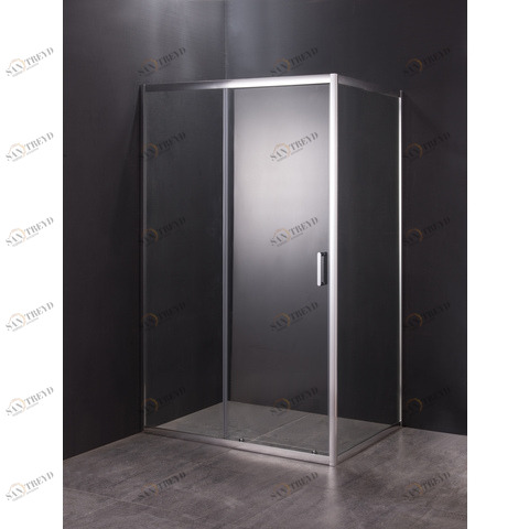 Orange E23-15080TCR Душевой уголок без поддона с раздвижной дверкой. Цвет хром белый sun-id-1517268