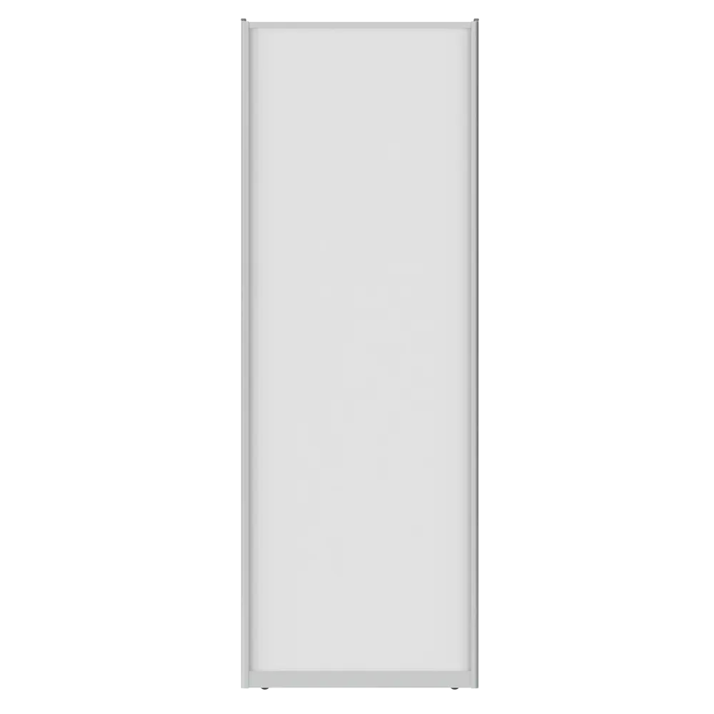 Дверь-купе KONSENSA 225.5x80.4 см МДФ цвет белый профиль матовое серебро STLM-2103639 - Вид №1
