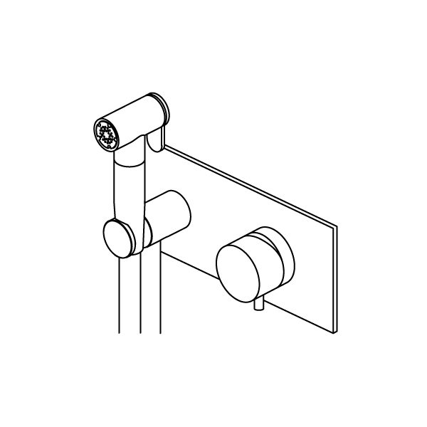 Дополняет. ID024. Водоструйный туалет C Quadrodesign COMPLEMENTS - Вид №1