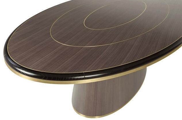 FRATO Овальный обеденный стол из дерева  Ffu130012aaa  - Вид №2