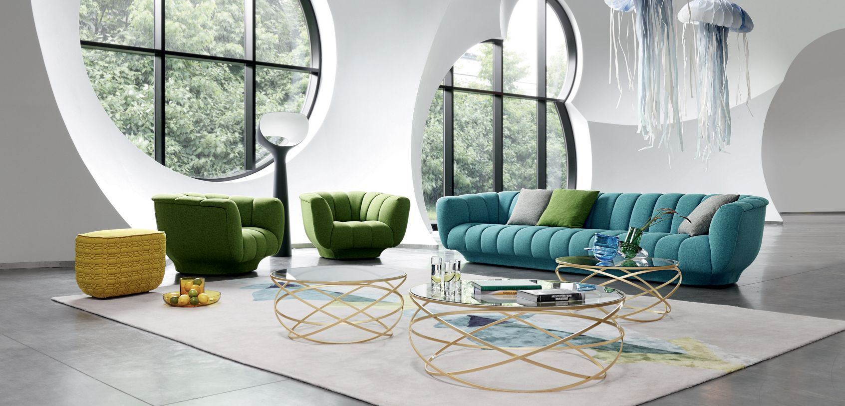 3-местный тканевый диван ROCHE BOBOIS Odea 2 ARCH-00135926 - Вид №4