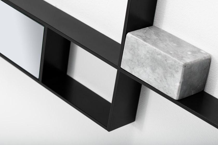 MDF Italia Стальное зеркало с настенной рамой sun-id-1463103 - Вид №6