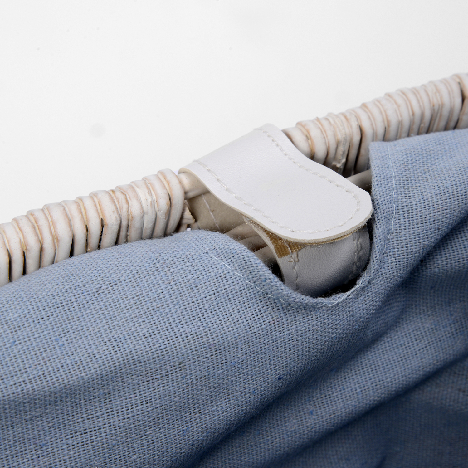 WB-450-M Lippe Плетеная корзина для белья с крышкой WasserKRAFT  - Вид №5