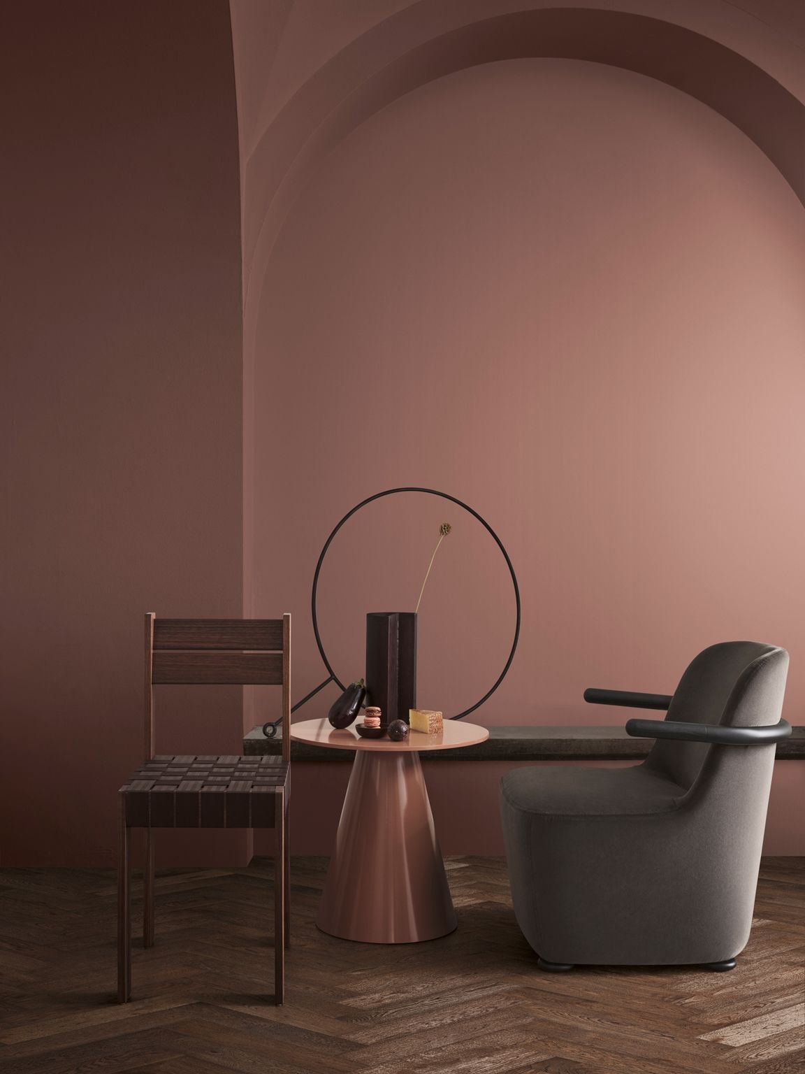 Стул из массива дерева с открытой спинкой Bla Station Momang ARCH-00008018 - Вид №1