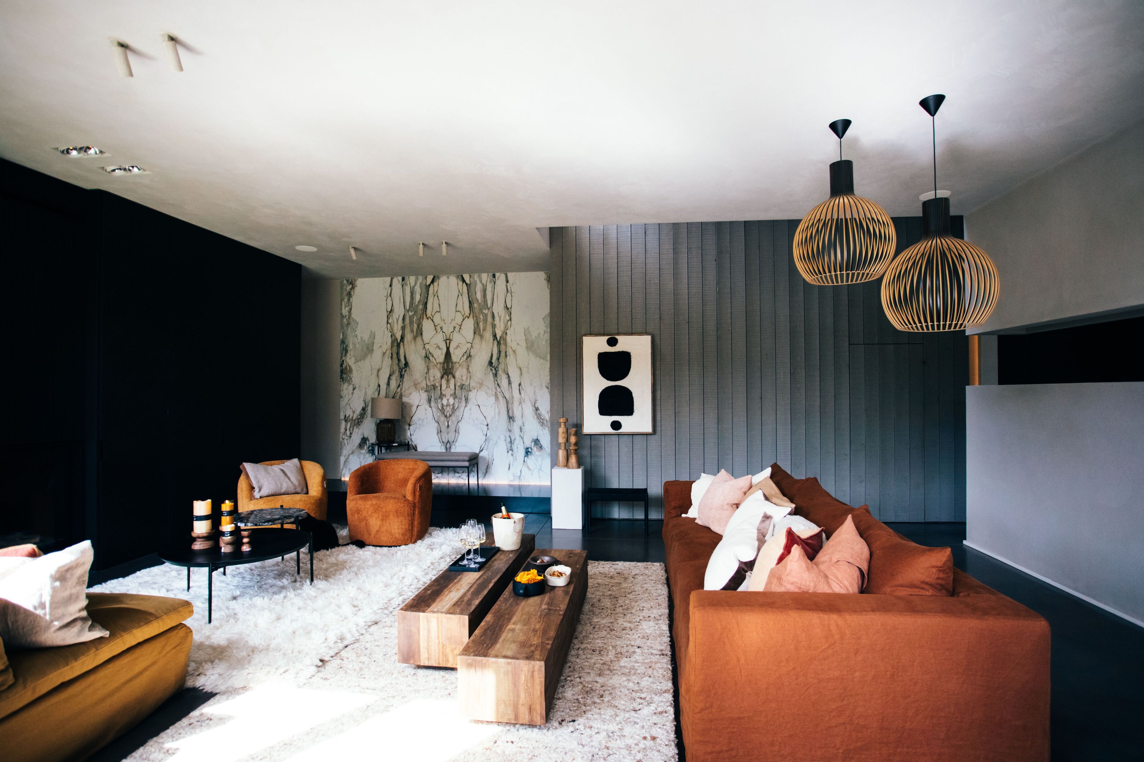 Мелиорированный деревянный низкий прямоугольный журнальный столик POMAX TEMBA ARCH-00013761 - Вид №3