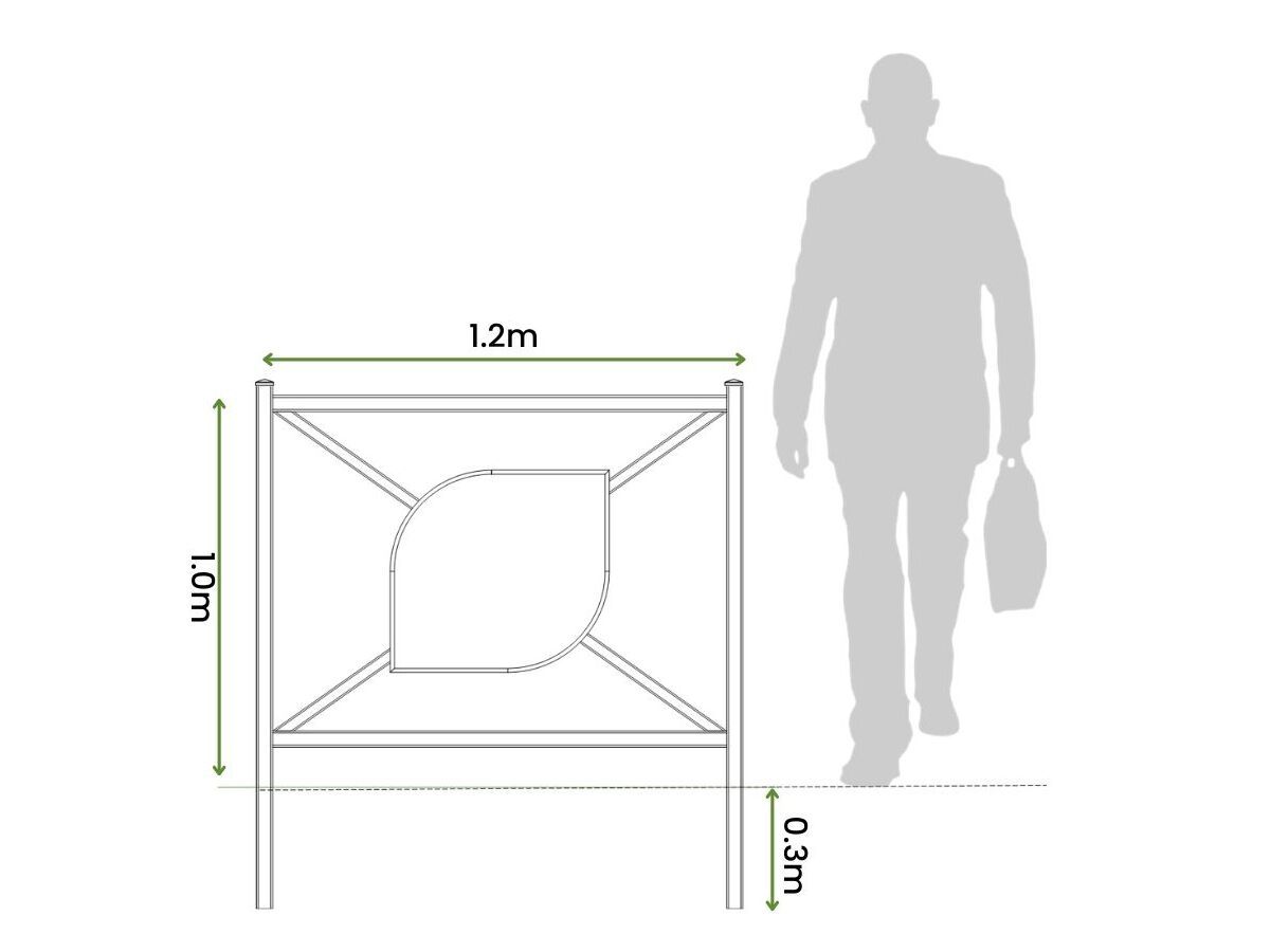 Стальной забор с порошковым покрытием Urbencéa GRAD ARCH-00123824 - Вид №2
